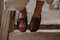 Thumbnail for The Simple Folk Woven Sandal, Leather
