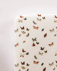 Thumbnail for Clementine Kids Butterfly Crib Sheet