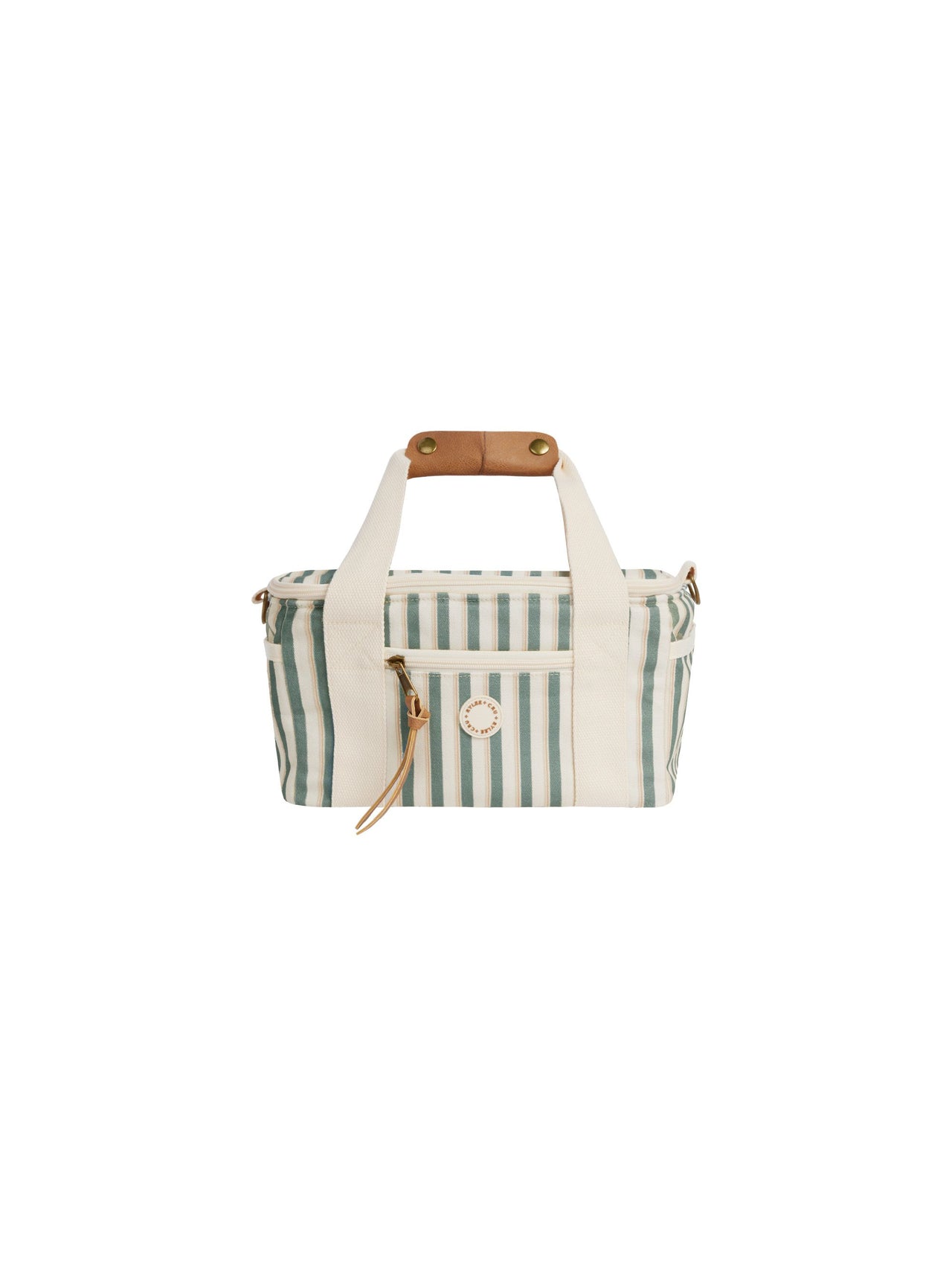 Rylee + Cru Cooler Bag, Aqua Stripe