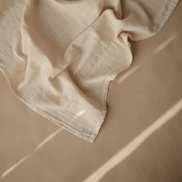 Mushie Muslin Cloth, Fog