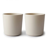 Thumbnail for Mushie Square Dinnerware Cup Set, Ivory