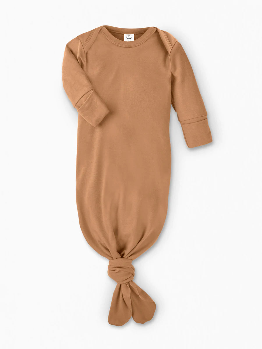 Colored Organics Infant Gown, Ginger