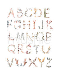 Thumbnail for Mushie Alphabet Poster