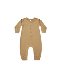 Thumbnail for Quincy Mae Woven Jumpsuit, Honey