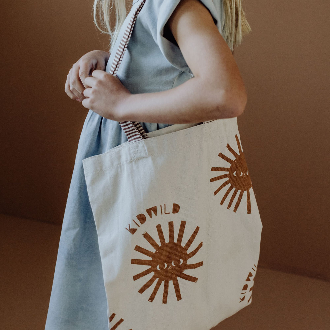 KidWild Canvas Tote Bag, Sun