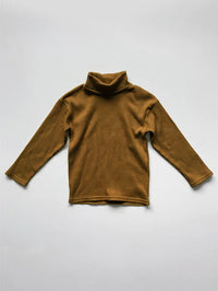Thumbnail for The Simple Folk Ribbed Turtleneck, Bronze