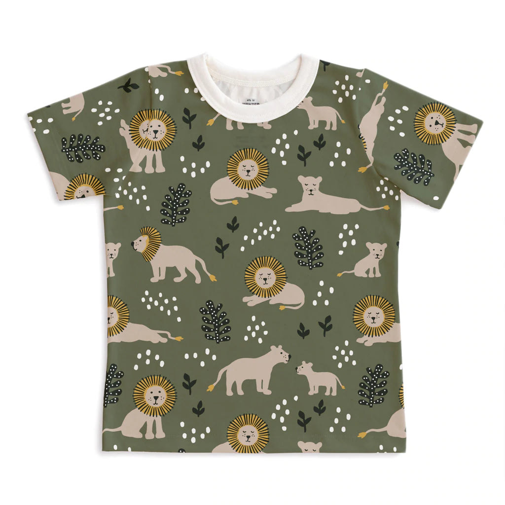 Winter Water Factory Short Sleeve Tee, Lions Forest Green
