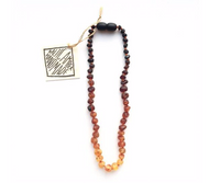 Thumbnail for CanyonLeaf Kids Amber Necklace, Raw Ombre