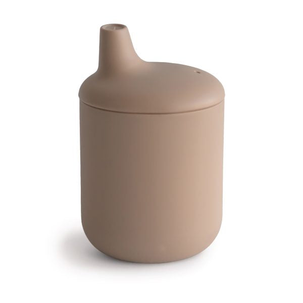 Mushie Silicone Sippy Cup, Natural