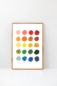 Thumbnail for Clementine Kids, Color Mixing Art Print