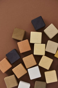 Thumbnail for Raduga Grez Wooden Cubes Set, Skin Tones