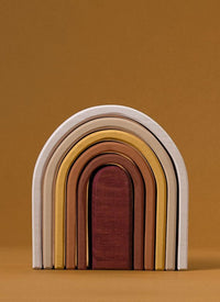 Thumbnail for Raduga Grez Wooden Stacker, Oval Rainbow