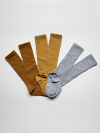 Thumbnail for The Simple Folk Ribbed Socks, Bronze