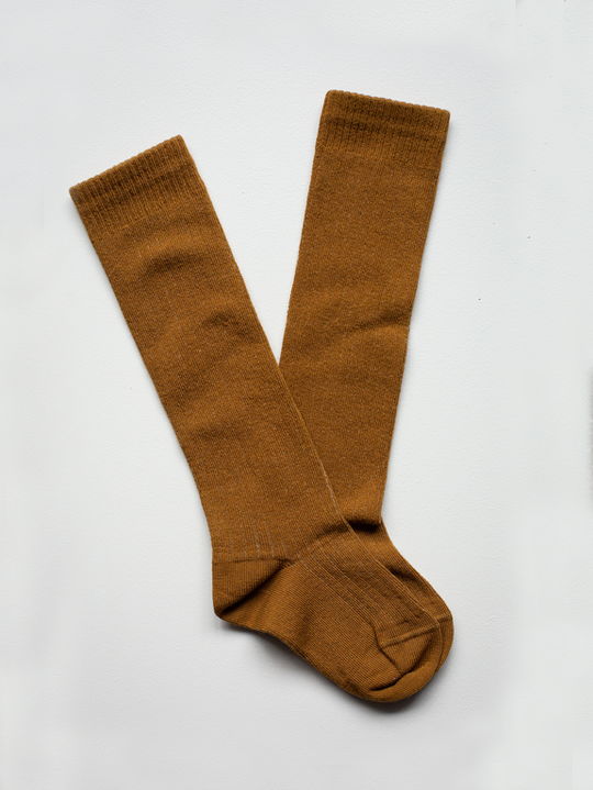 The Simple Folk Ribbed Socks, Bronze