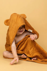 Thumbnail for Kiin Baby Hooded Towel, Caramel 