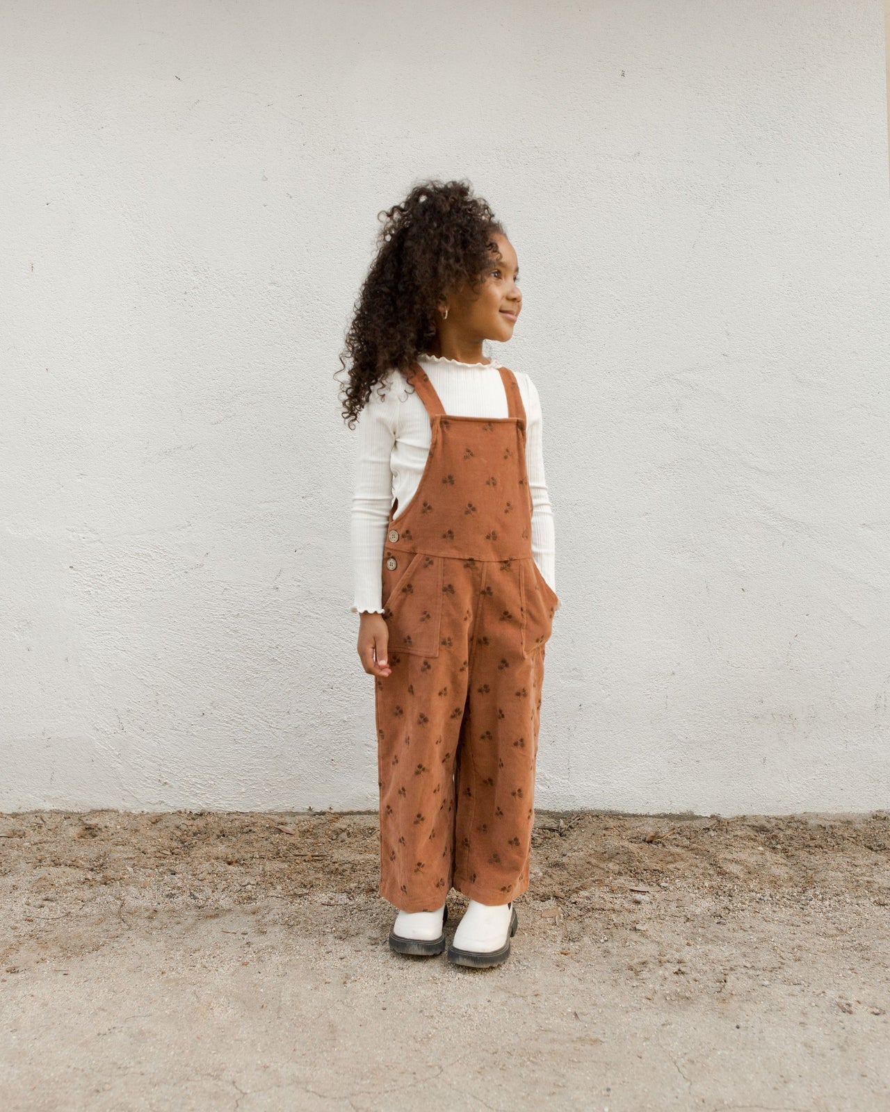 Rylee + Cru Wide Leg Overall, Blossom Embroidery
