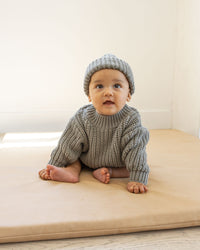 Thumbnail for Quincy Mae Chunky Knit Sweater, Basil