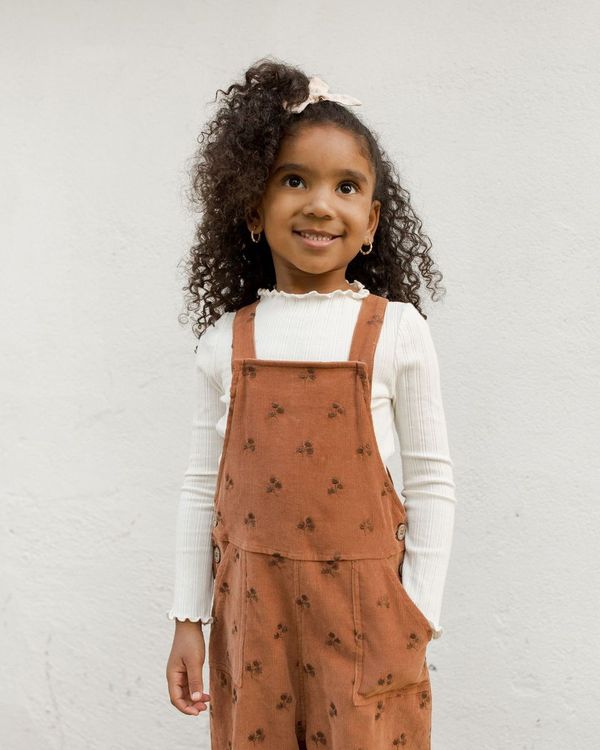 Rylee + Cru Wide Leg Overall, Blossom Embroidery
