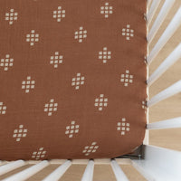 Thumbnail for Mebie Baby Muslin Crib Sheet, Chestnut Textiles