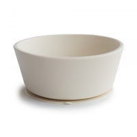 Thumbnail for Mushie Silicone Suction Bowl, Ivory
