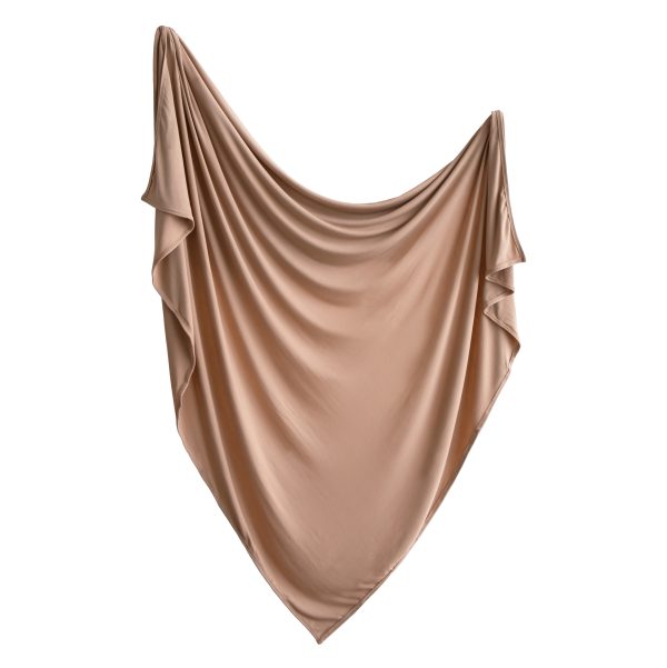 Mushie Stretchy Swaddle, Natural