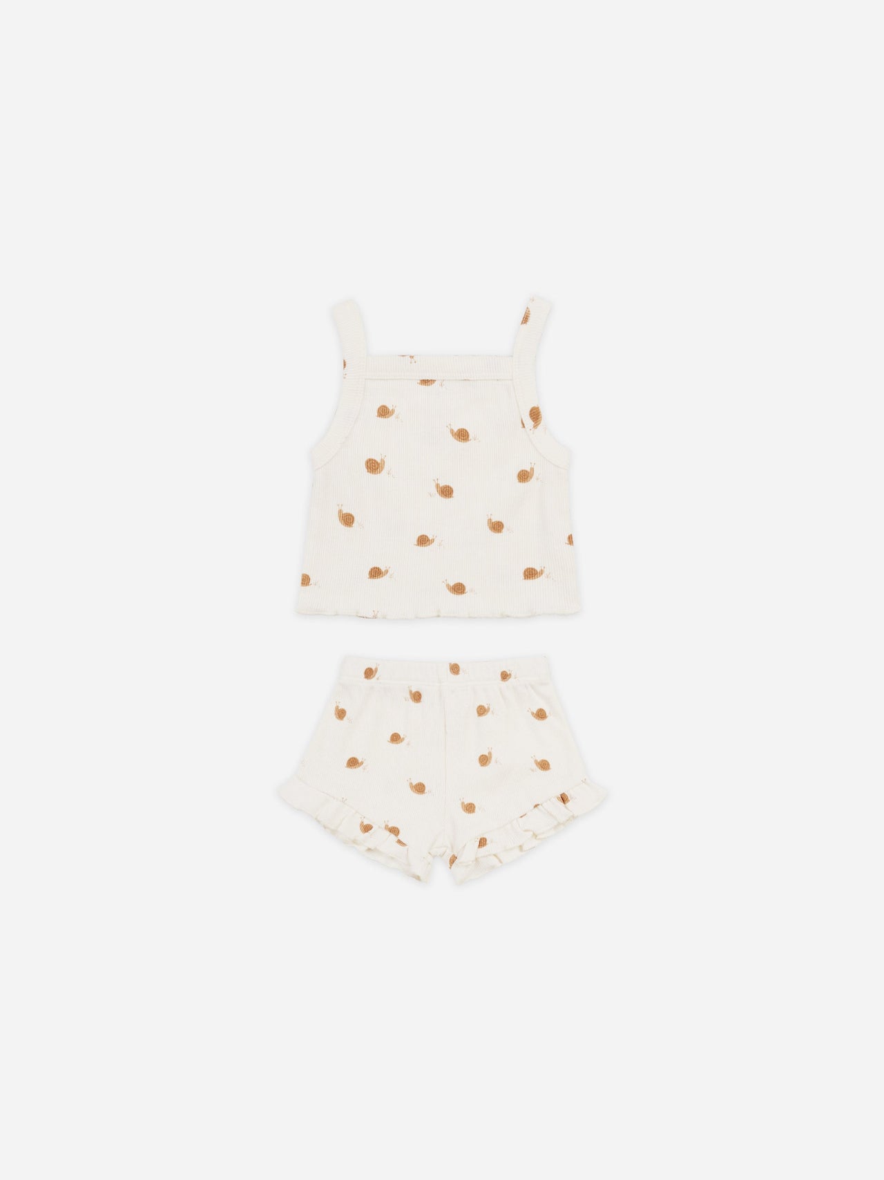 Quincy Mae Evie Tank + Shortie Set, Snails