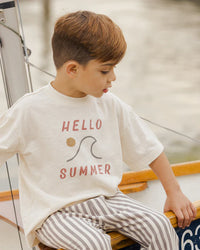 Thumbnail for Rylee + Cru Relaxed Tee, Hello Summer