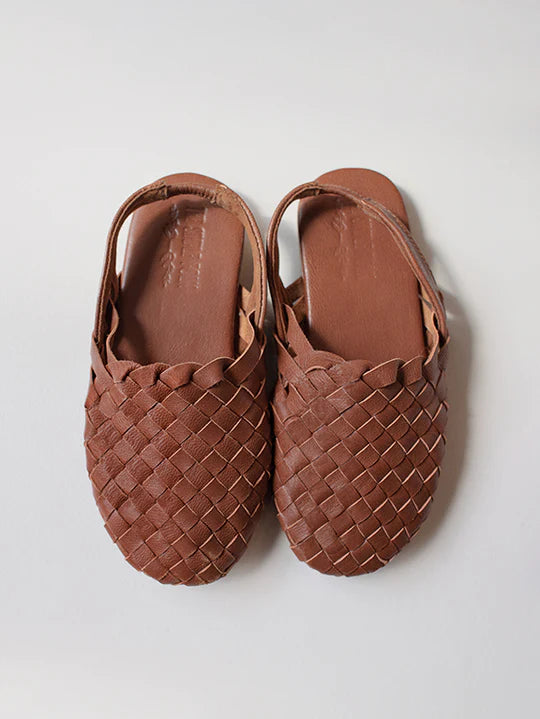 The Simple Folk Woven Sandal, Leather