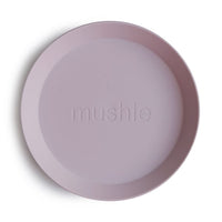 Thumbnail for Mushie Round Dinnerware Plate Set, Lilac