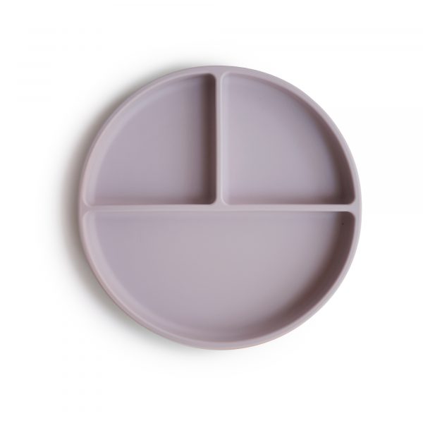 Mushie Silicone Suction Plate, Lilac