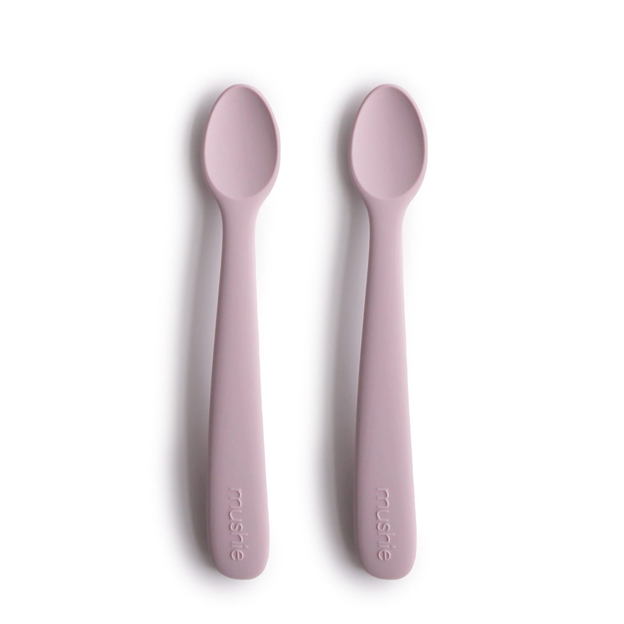 Mushie Silicone Feeding Spoons, Lilac (2-Pack)Mushie Silicone Feeding Spoons, Lilac (2-Pack)