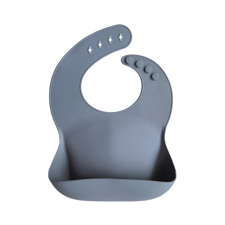 Mushie Silicone Baby Bib, Tradewinds