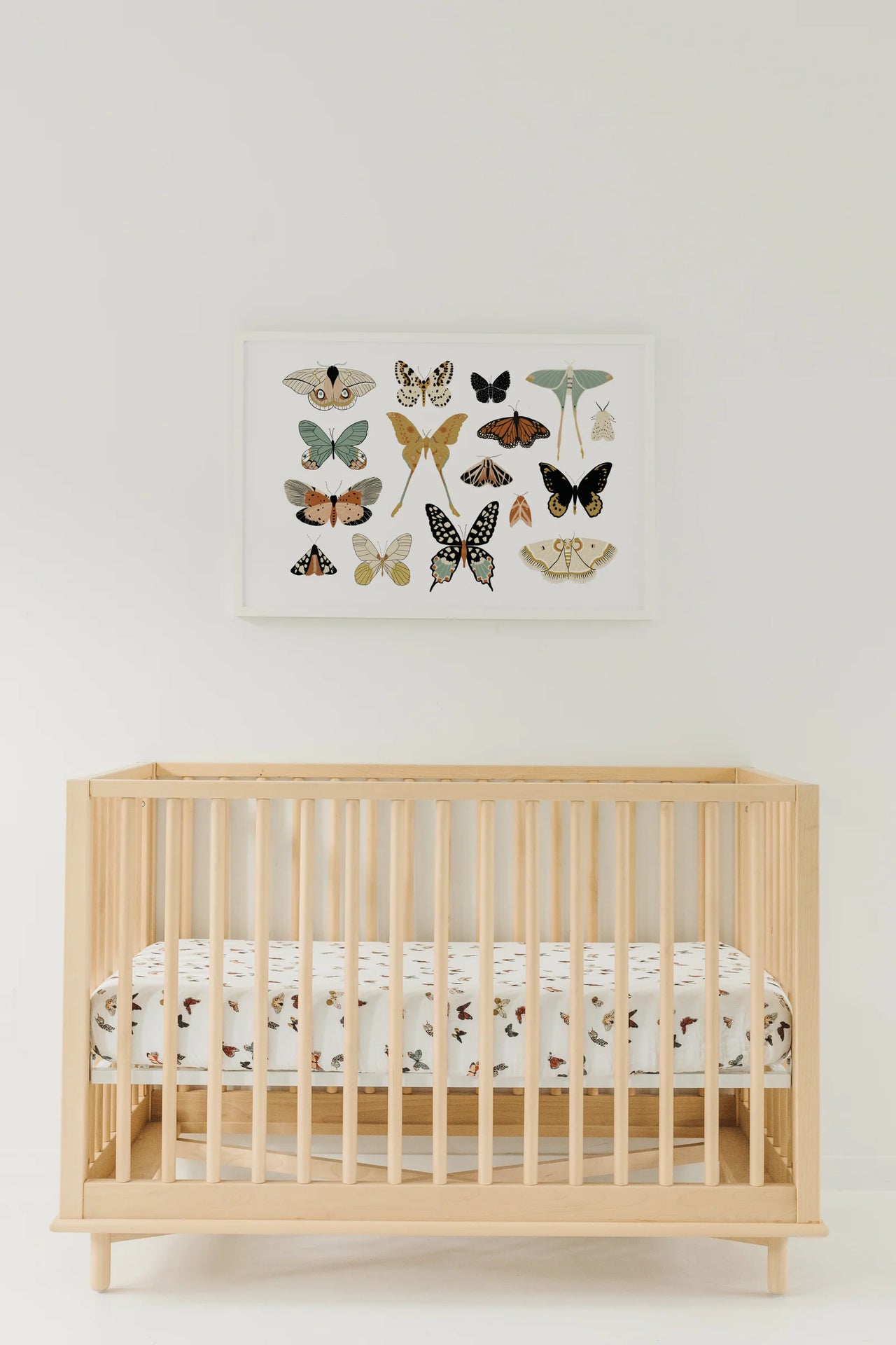 Clementine Kids Butterfly Crib Sheet