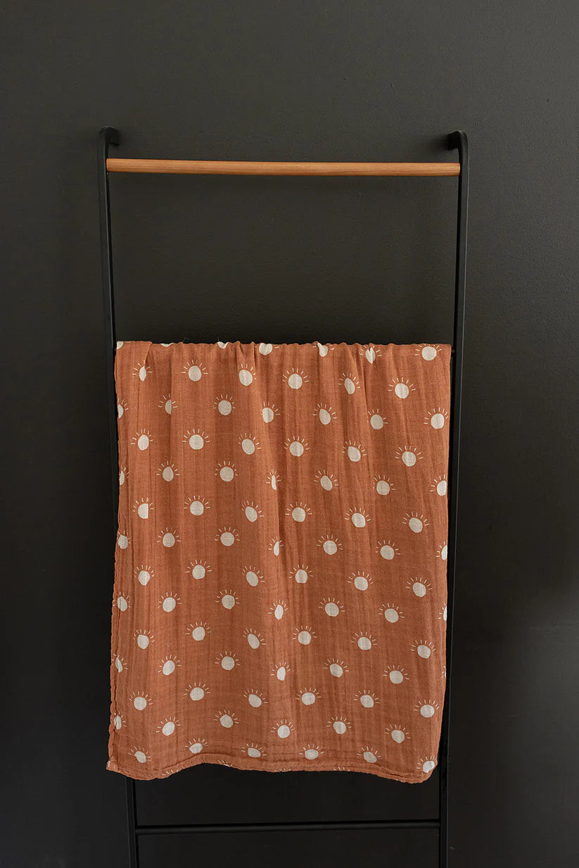 Mebie Baby Muslin Swaddle, Sunshine