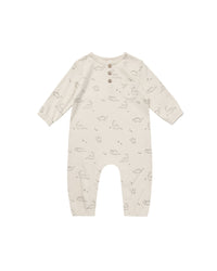 Thumbnail for Quincy Mae Long Sleeve Jumpsuit, Dino