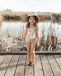Thumbnail for Rylee + Cru Skirted One-piece Swimsuit, Leopard