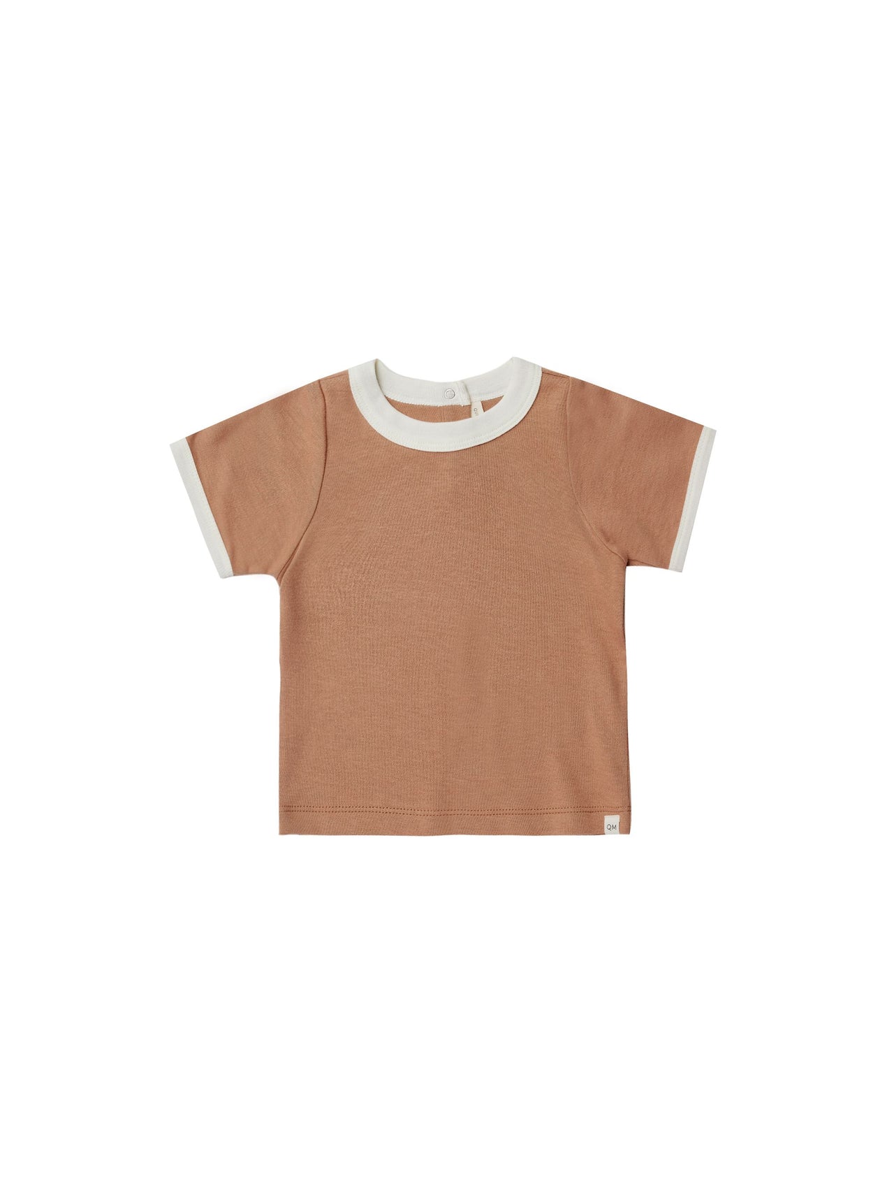 Quincy Mae Ringer Tee, Clay
