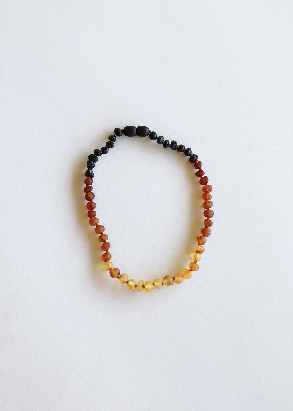 CanyonLeaf Kids Amber Necklace, Raw Ombre