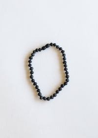 Thumbnail for CanyonLeaf Kids Amber Necklace, Raw Black Amber