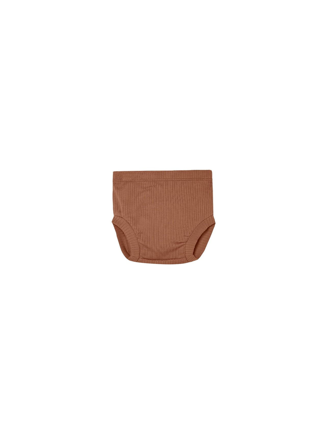 Quincy Mae Organic Ribbed Bloomers, Clay