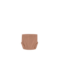 Thumbnail for Quincy Mae Organic Ribbed Bloomers, Terracotta