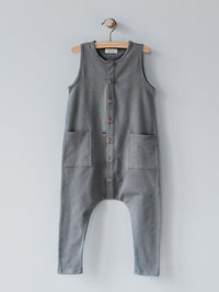 Thumbnail for The Simple Folk Free-Range Playsuit, Lead Gray