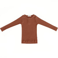 Thumbnail for Jamie Kay Organic Henly Long Sleeve Top, Copper