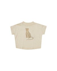 Thumbnail for Rylee + Cru Boxy Tee, Leopard