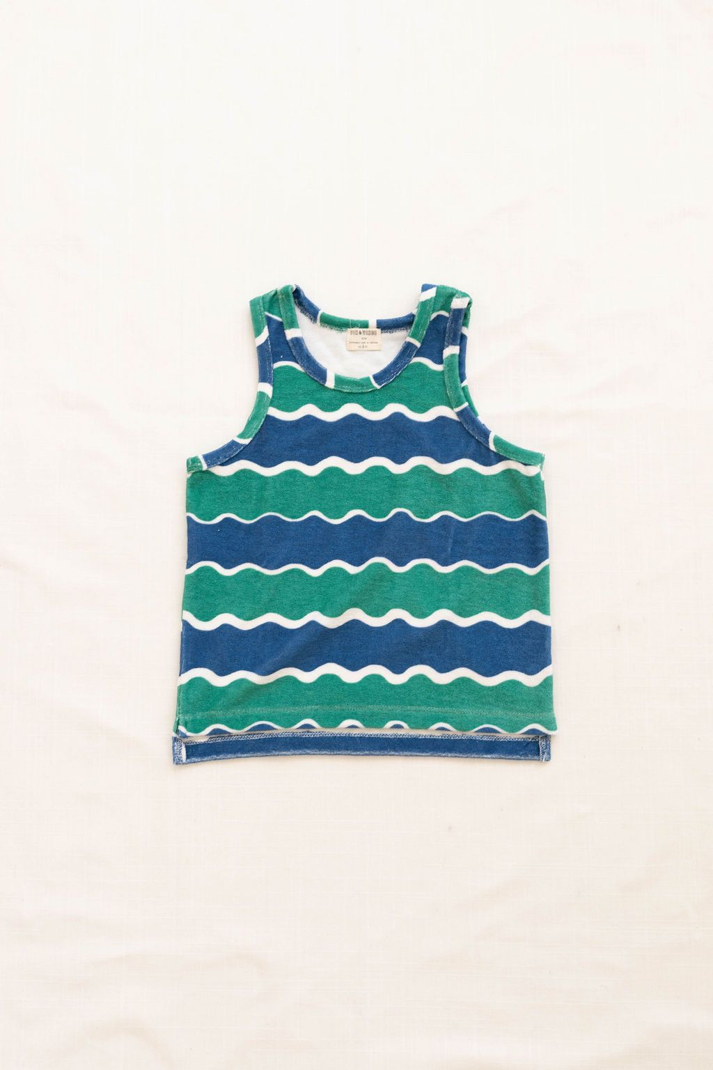 Fin & Vince Terry Tank Top, Waves – Wild Ivy