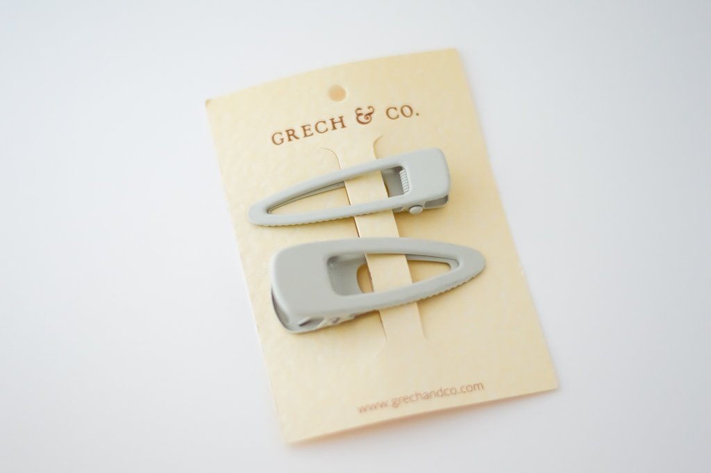 Grech & Co. Matte Clip Set, Buff