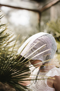 Thumbnail for Briar Baby Organic Brimmed Bonnet, Natural Stripe