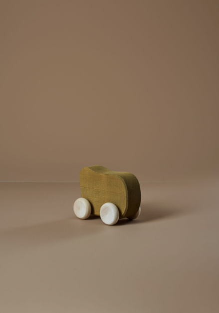Raduga Grez Wooden Toy Car, Olive