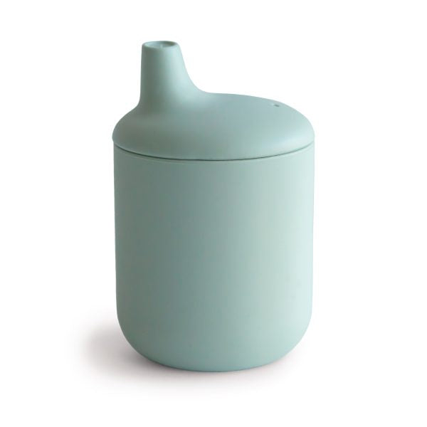Mushie Silicone Sippy Cup, Cambridge Blue