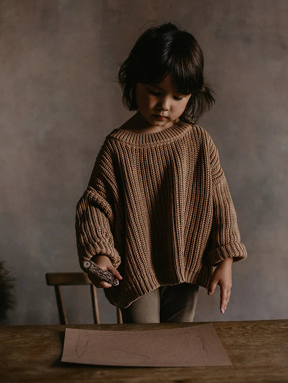 The Simple Folk Chunky Sweater, Caramel